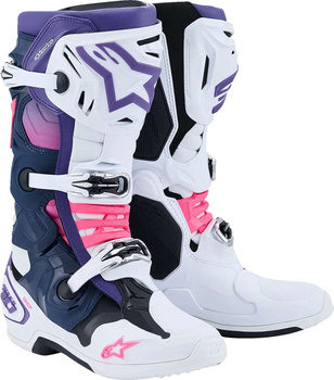 Buty Alpinestars Tech 10 white/violet/navy/pink