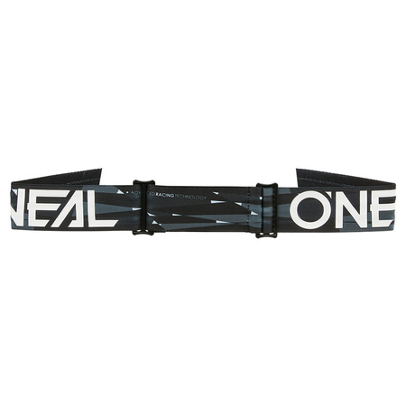 Gogle O'Neal B-33 Ictus black/white silver mirror