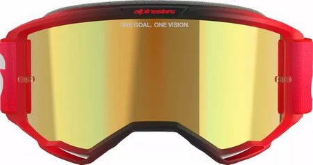 Gogle Alpinestars Vision 5 Blaze red mirror