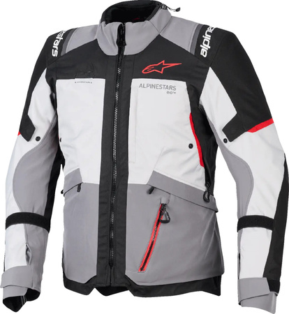 Kurtka tekstylna Alpinestars Andes v4 Drystar gray/black/red