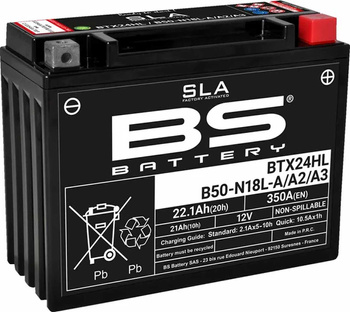 Akumulator BS Battery SLA AGM BTX24HL / B50-N18L-A/A2/A3 12V 350A 22,1Ah