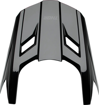 Daszek do kasku Thor Fleet Blackout black gloss