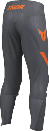 Spodnie juniorskie Thor Ridemode Menace charcoal/orange