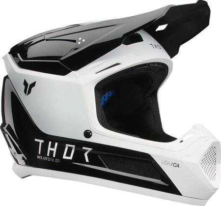Kask Juniorski Thor Fleet Storm black/white