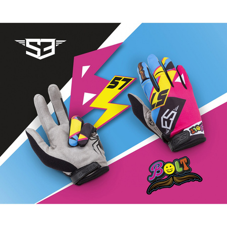 Rękawice S3 Spider Billy Bolt Collection multicolor