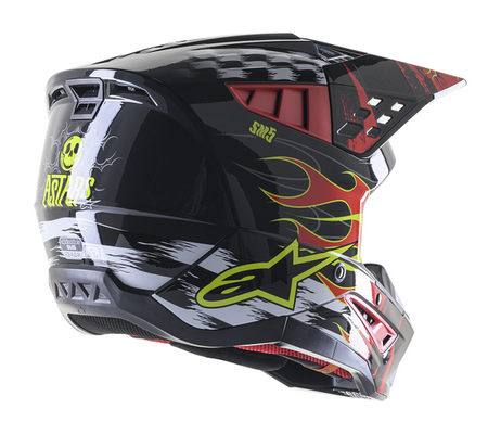 Kask Alpinestars SM5 Supertech M5 Rash black/red