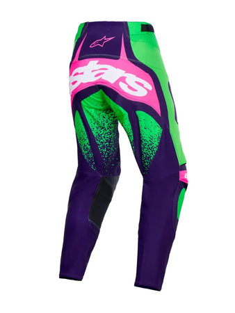 Spodnie Alpinestars Techstar Nomur purple/green/pink