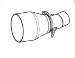 Rura łącząca Akrapovic Vespa GTS 300 HPE