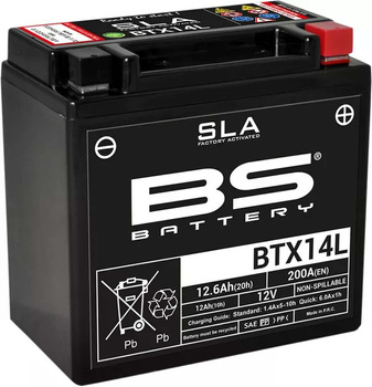 Akumulator BS Battery SLA AGM BTX14L 12V 200A 12,6Ah
