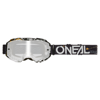 Gogle O'Neal B-10 Attack silver mirror