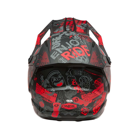 Kask O'Neal 1SRS Vibrant black/red matt