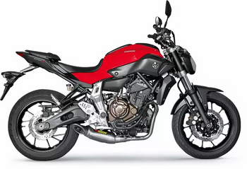 Kompletny układ wydechowy Akrapovic Racing Line Yamaha MT-07