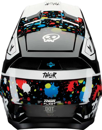 Kask Juniorski Thor Fleet Splat black