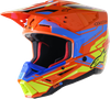 Kask Alpinestars SM5 Supertech M5 Action 2 orange/blue/yel