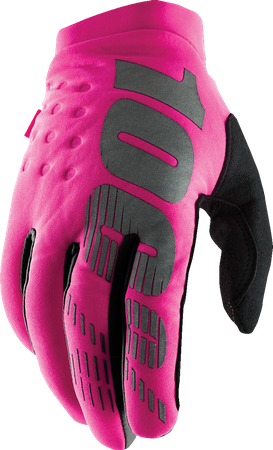 Rękawice 100% Women's Brisker pink