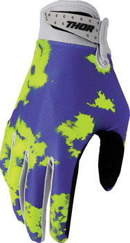 Rękawice Thor Junior Launchmode Bleach gray/acid