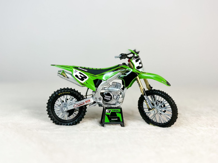 Model motocykla Kawasaki KX 450 Eli Tomac #3 1:12 New Ray