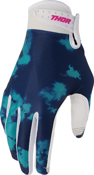 Rękawice Thor Launchmode Bleach white/aqua