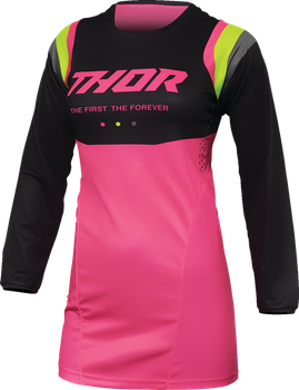 Bluza damska Thor Pulse Rev charcoal/pink