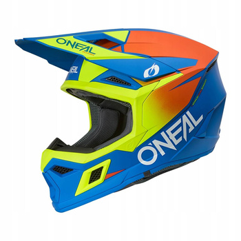 Kask Juniorski O'Neal 3SRS Solid blue/yellow