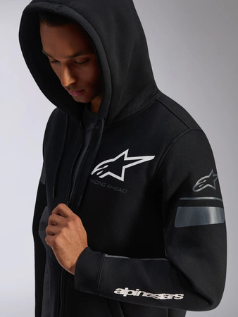 Bluza z kapturem Alpinestars Esemex Zip black