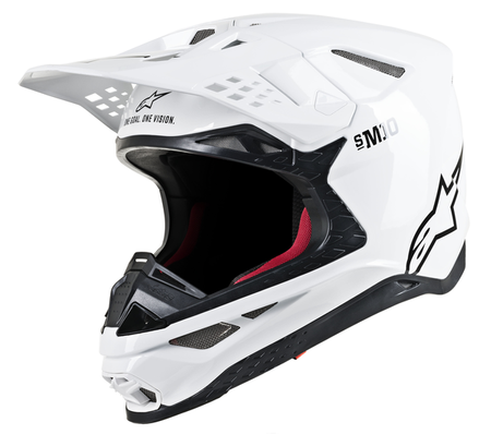 Kask Alpinestars SM10 Supertech M10 Solid white