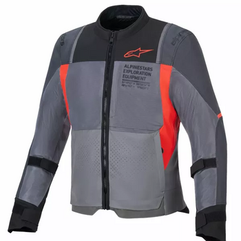 Kurtka tekstylna Alpinestars ST-2 Air gray/red