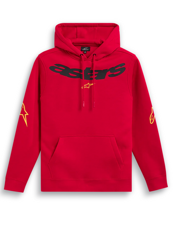 Bluza z kapturem Alpinestars Elliptic red