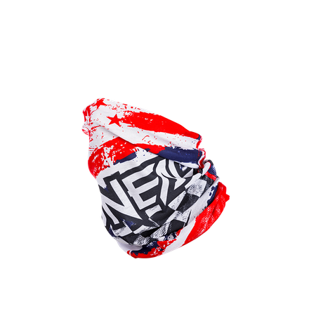 Komin Neckwarmer O'Neal USA white/blue/red