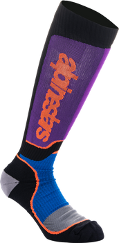 Skarpety Alpinestars MX Plus purple/orange