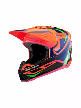 Kask Juniorski Alpinestars SM3 Deegan orange