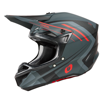 Kask O'Neal 5SRS Spike gray/red matt