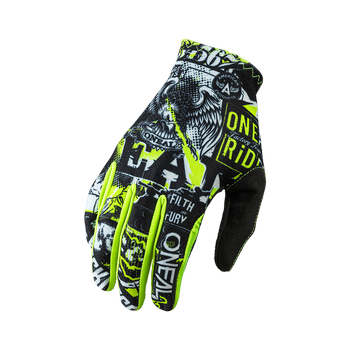 Rękawice O'Neal Matrix Attack black/yellow