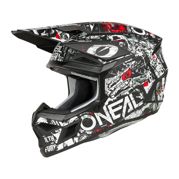 Kask O'Neal 3SRS Attack black/white matt