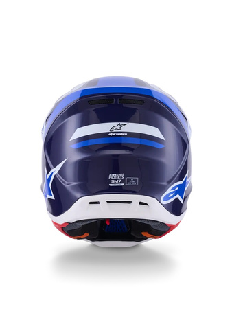 Kask Alpinestars S-M7 Rise blue/white