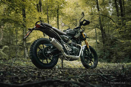 Tłumik Akrapovic Slip-On Line Triumph Scrambler 400