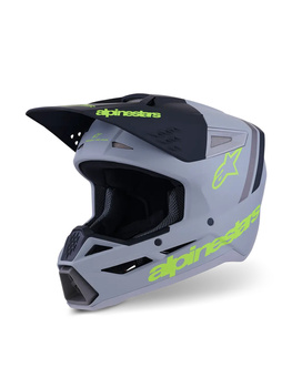 Kask Alpinestars S-M3 Radium gray/yellow