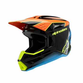 Kask Juniorski Alpinestars SM3 Fray black/orange