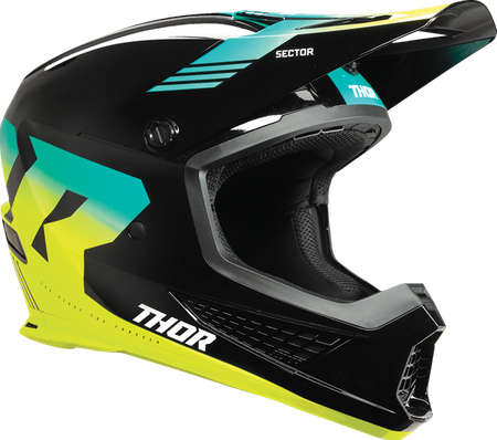 Kask Thor Sector 2 Carve black/acid 