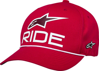 Czapka z daszkiem Alpinestars Ride Comp Curved Bill Snap red/wht