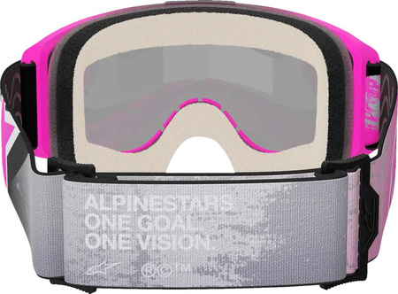Gogle Alpinestars Vision 8 Lahnd iron/pink