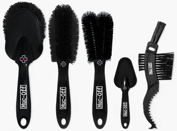 Zestaw pięciu szczotek do mycia motocykla Muc-Off 5x Premium Brush Set