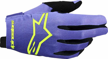 Rękawice Alpinestars Radar purple/yelow