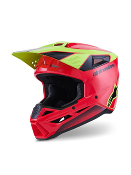 Kask Alpinestars S-M3 Fray red/yellow/black