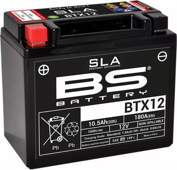 Akumulator BS Battery SLA AGM BTX12 12V 180A 10,5Ah