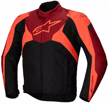 Kurtka tekstylna Alpinestars T-Jaws v4 WP black/red fluo