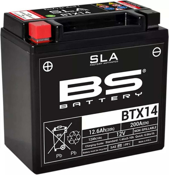 Akumulator BS Battery SLA AGM BTX14 12V 200A 12,6Ah