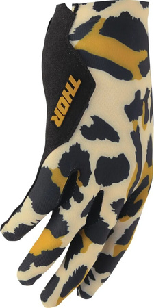 Rękawice damskie Thor Sportmode Cheetah tan/black