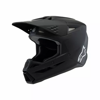 Kask Juniorski Alpinestars SM3 solid black matt