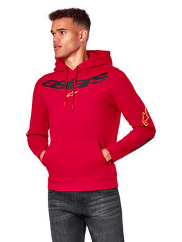 Bluza z kapturem Alpinestars Elliptic red